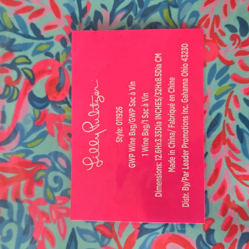 Lilly Pulitzer Wine Bag - Picture 6 of 8